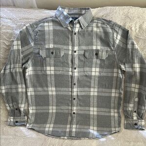 Gray Plaid Men's Shirt